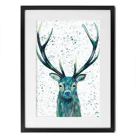 Stag Patrick Framed Art Print Stag Patrick Framed Art Print wall art product Emma LC Art