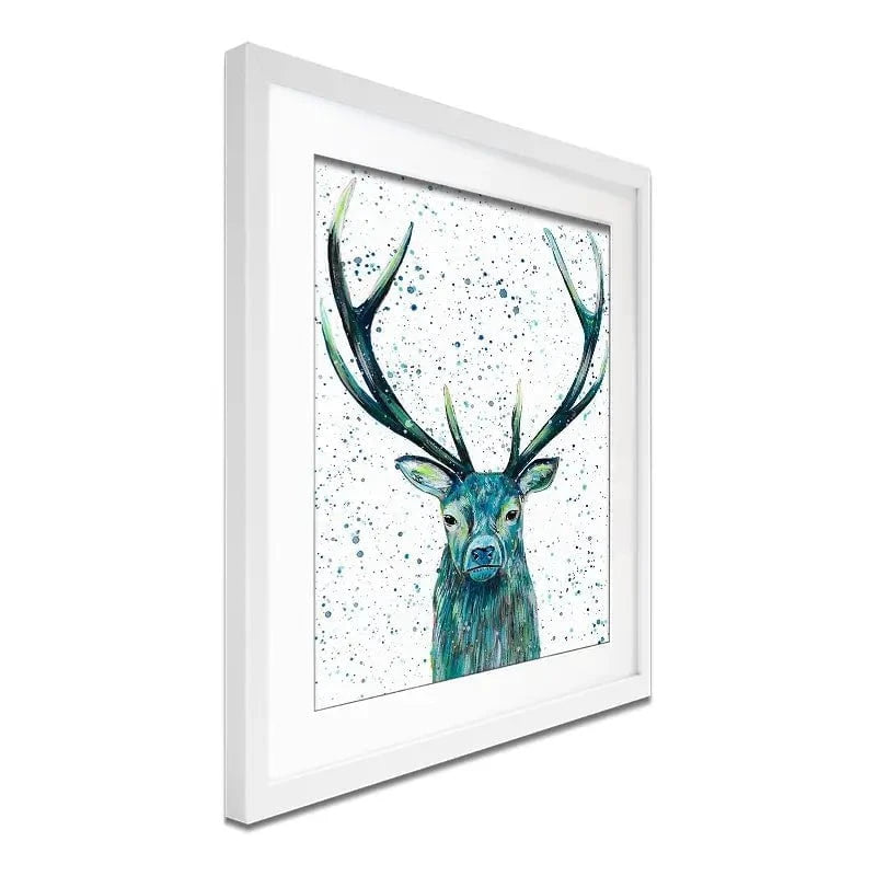 Stag Patrick Framed Art Print Stag Patrick Framed Art Print wall art product Emma LC Art