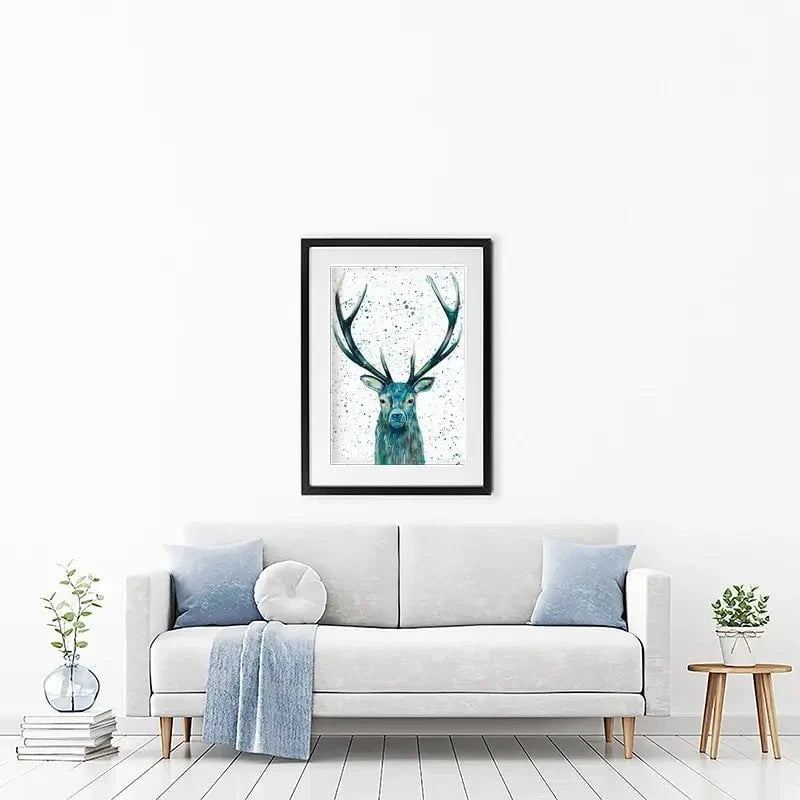 Stag Patrick Framed Art Print Stag Patrick Framed Art Print wall art product Emma LC Art
