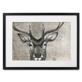 Stag Splash Framed Art Print Stag Splash Framed Art Print wall art product Jane Brookshaw