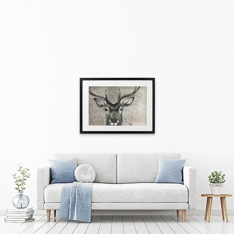 Stag Splash Framed Art Print Stag Splash Framed Art Print wall art product Jane Brookshaw