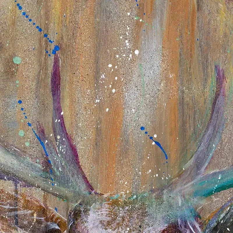 Stag Splashes Art Print Stag Splashes Art Print wall art product Jamie Taylor