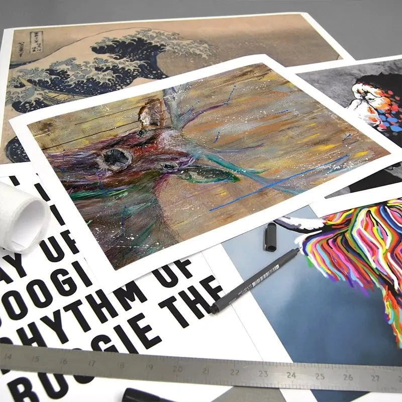 Stag Splashes Art Print Stag Splashes Art Print wall art product Jamie Taylor