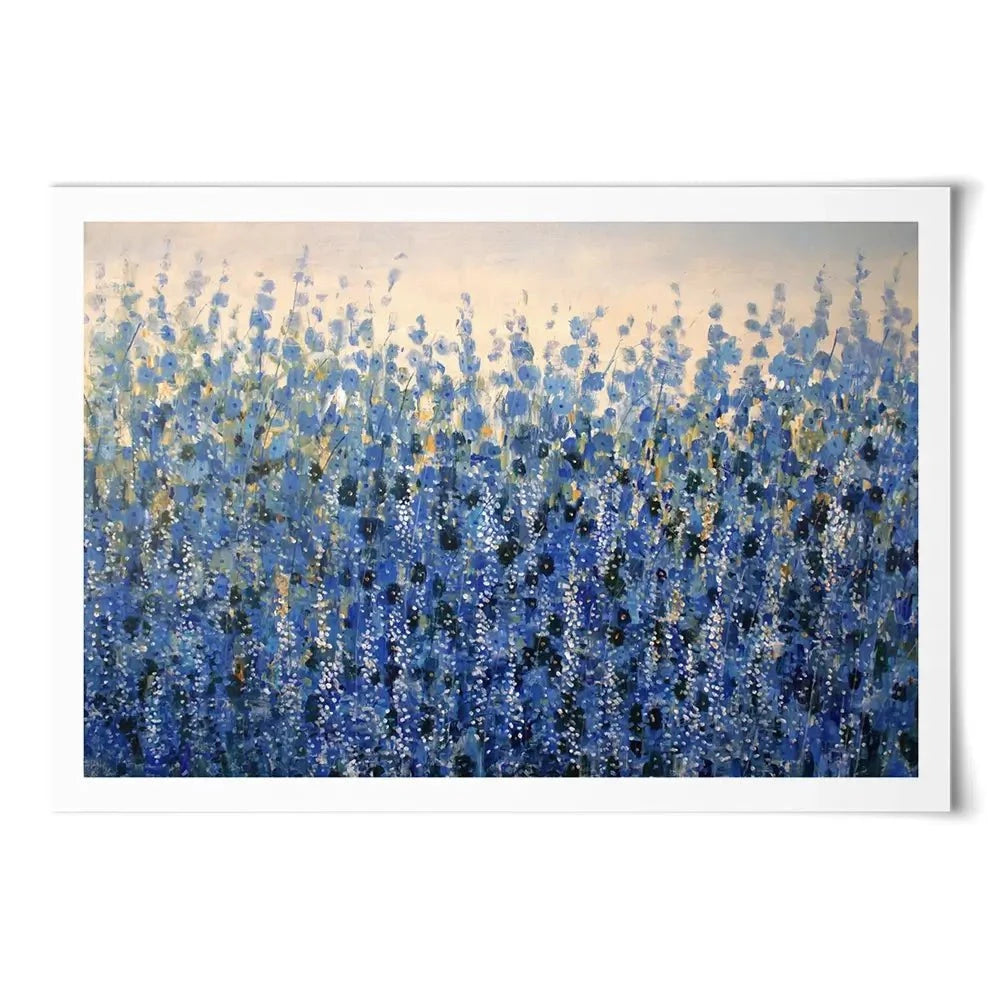 Standing Blue Art Print Standing Blue Art Print wall art product Tim O'Toole
