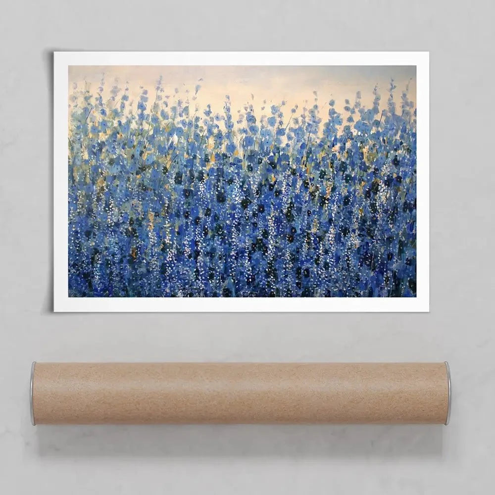 Standing Blue Art Print Standing Blue Art Print wall art product Tim O'Toole