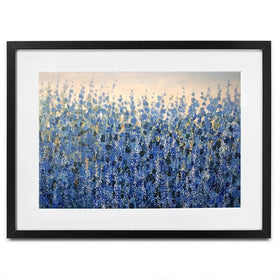 Standing Blue Framed Art Print Standing Blue Framed Art Print wall art product Tim O'Toole