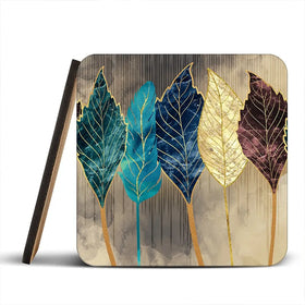 Standing Leaves Coaster Set Standing Leaves Coaster Set wall art product 3d artwork wallpaper / Shutterstock