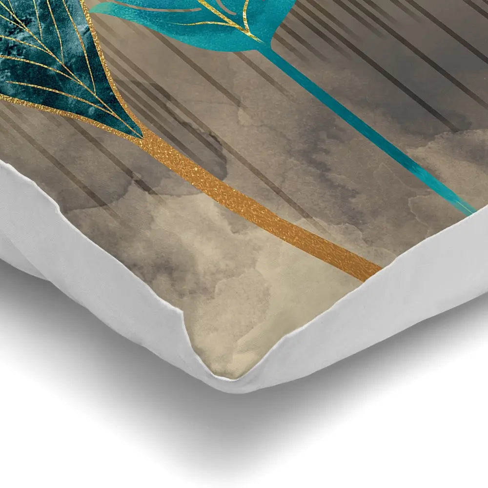 Standing Leaves Cushion Standing Leaves Cushion wall art product 3d artwork wallpaper / Shutterstock