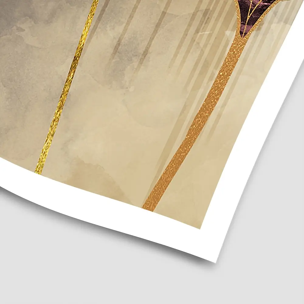 Standing Leaves Square Art Print Standing Leaves Square Art Print wall art product 3d artwork wallpaper / Shutterstock