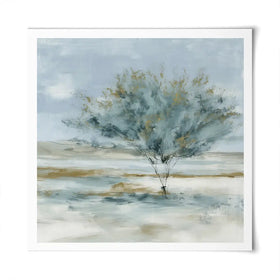 Standing Tree Field Study Square Art Print Standing Tree Field Study Square Art Print wall art product Chromatic Storm Studio