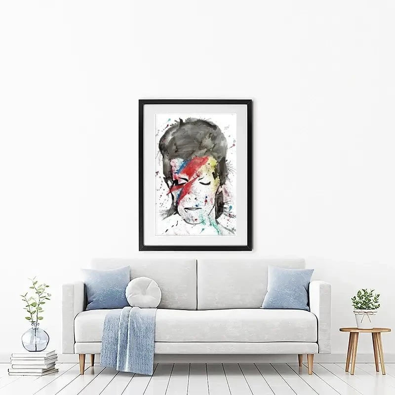 Starman Framed Art Print Starman Framed Art Print wall art product Jamie Taylor