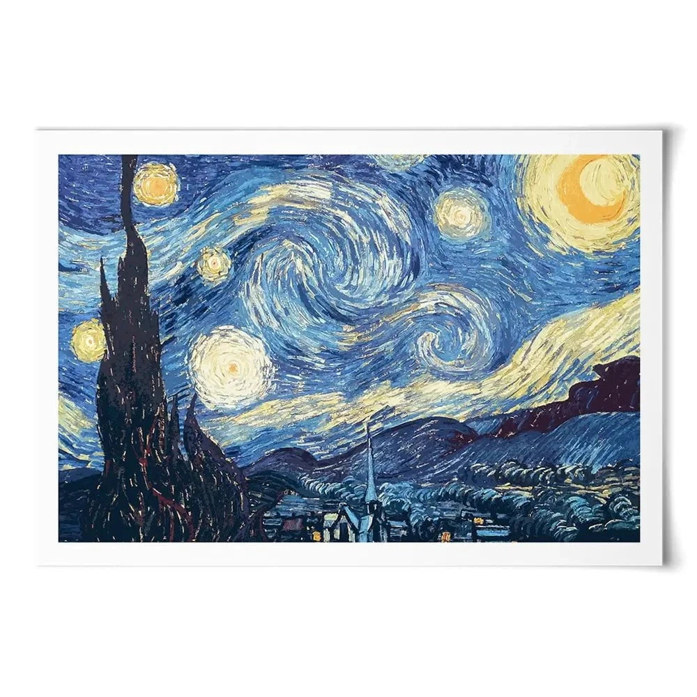 Starry Night Art Print Starry Night Art Print wall art product Vincent Van Gogh
