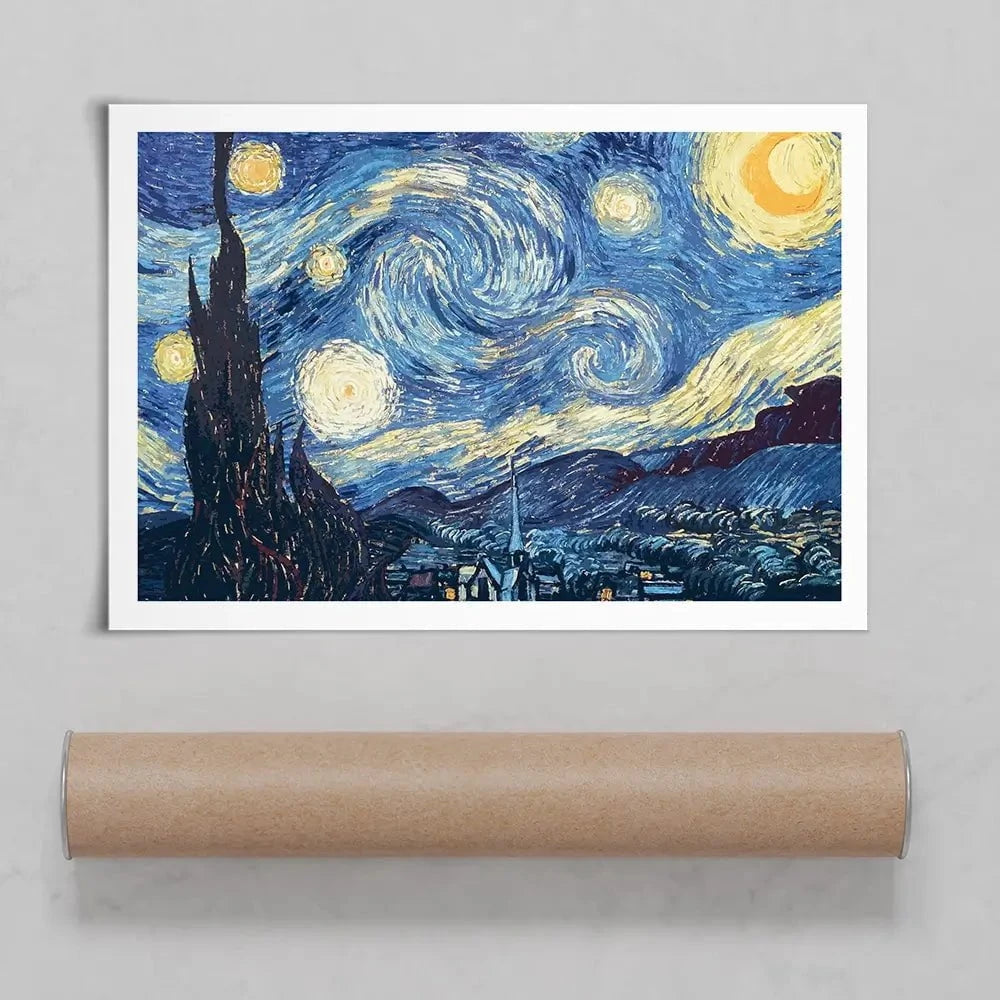 Starry Night Art Print Starry Night Art Print wall art product Vincent Van Gogh