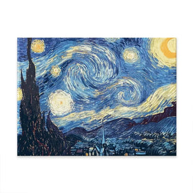 Starry Night Canvas Print Starry Night Canvas Print wall art product Vincent Van Gogh