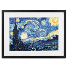Starry Night Framed Art Print Starry Night Framed Art Print wall art product Vincent Van Gogh