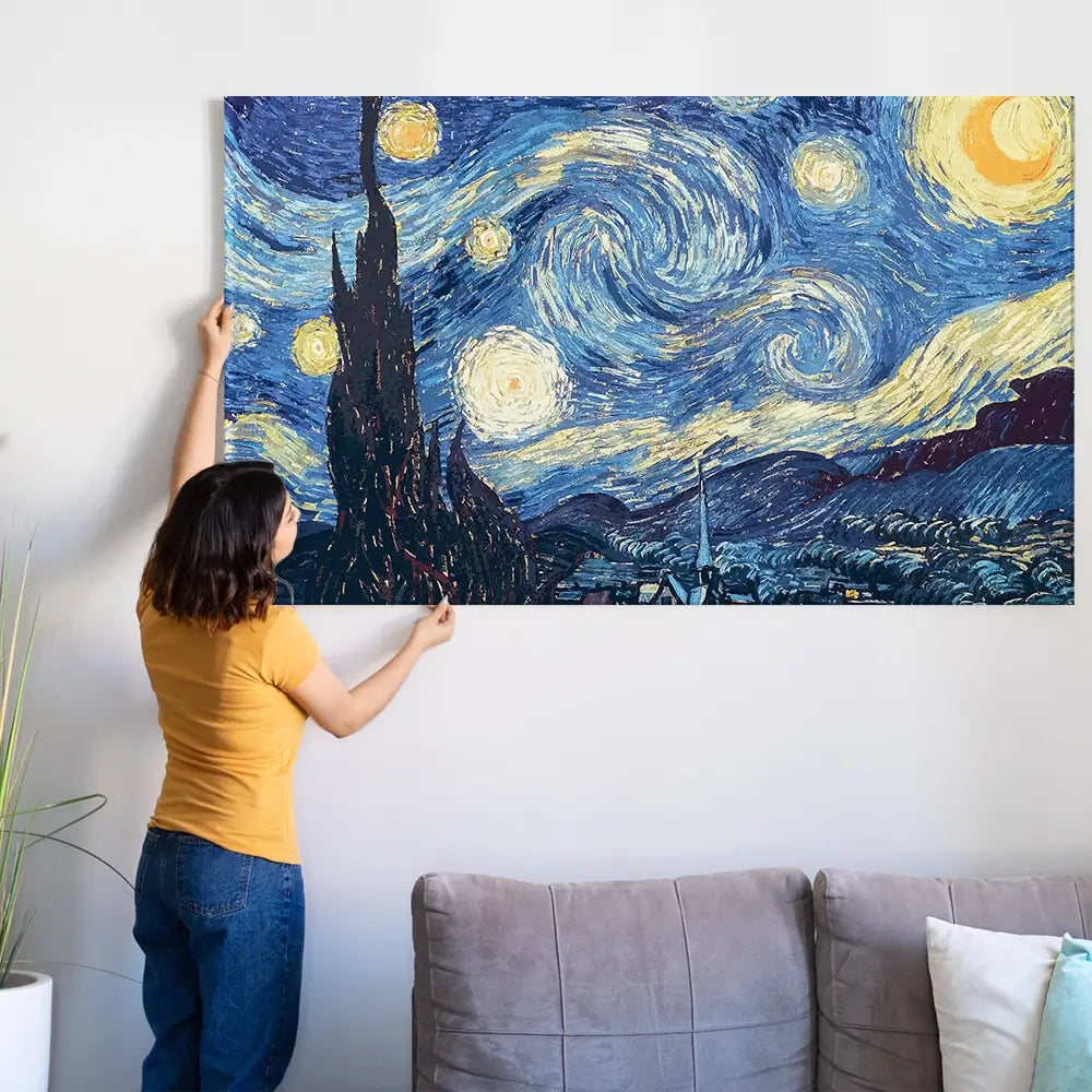 Starry Night Oversized Canvas Print Starry Night Oversized Canvas Print wall art product Vincent Van Gogh