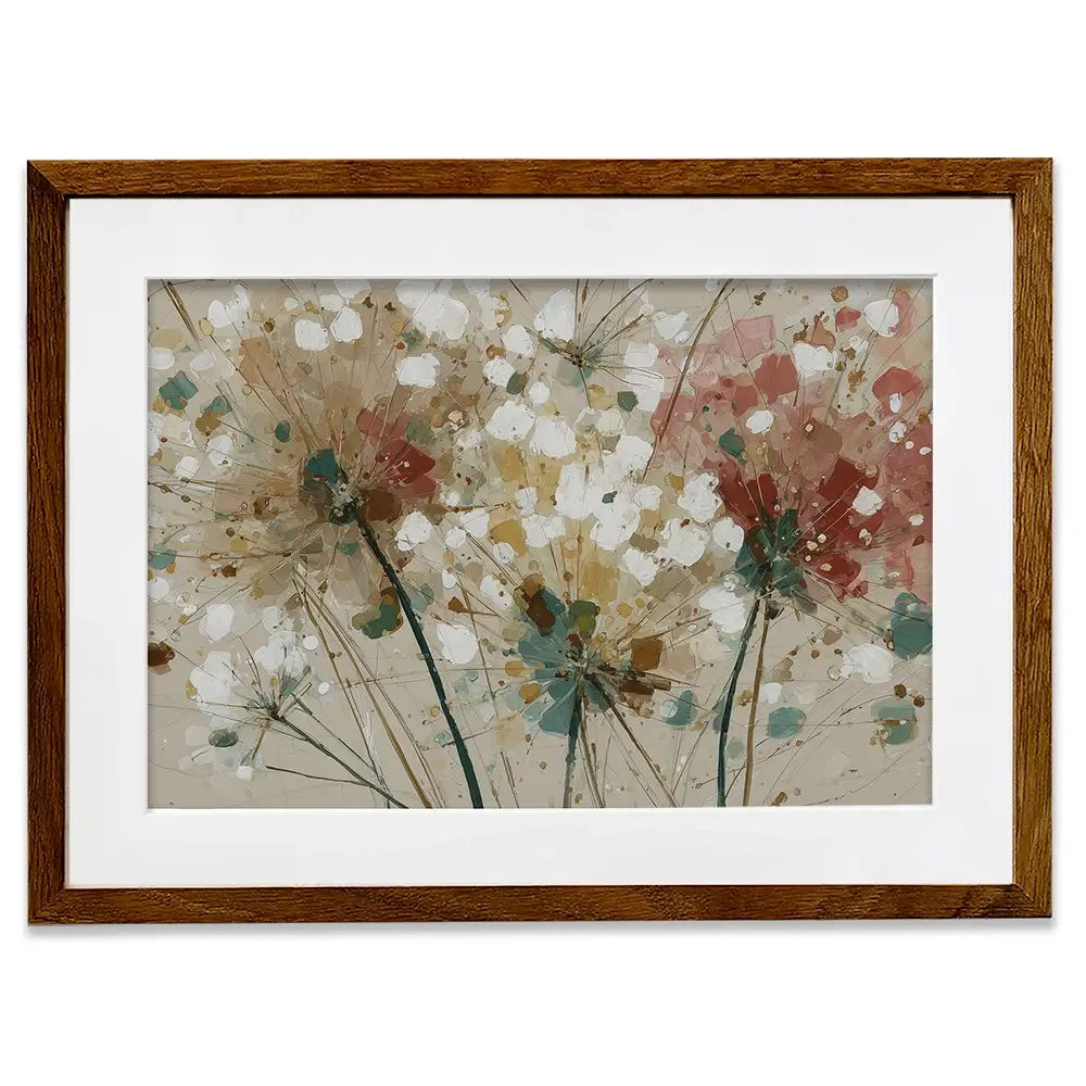 Stems And Seeds Framed Art Print Stems And Seeds Framed Art Print wall art product Chromatic Storm Studio