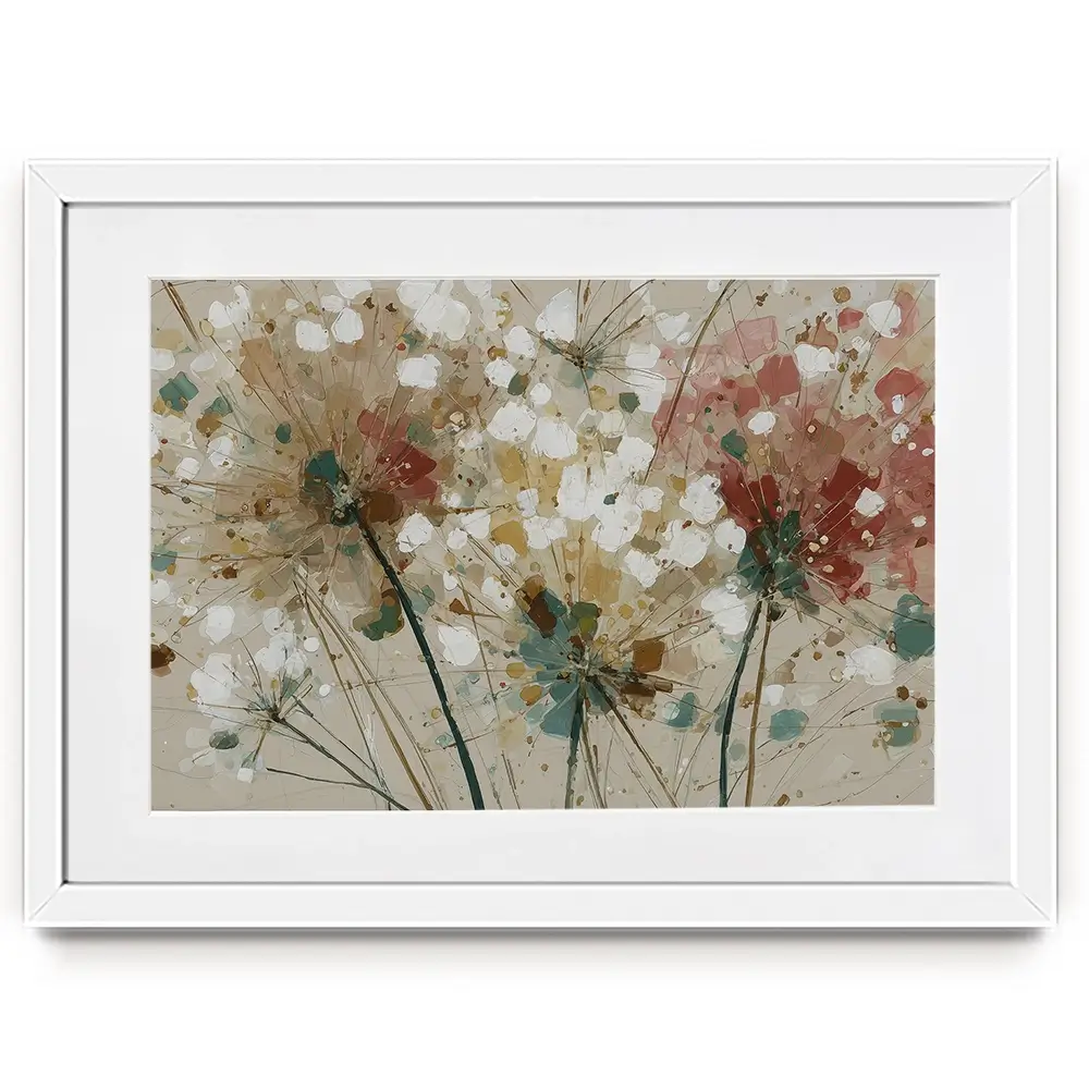 Stems And Seeds Framed Art Print Stems And Seeds Framed Art Print wall art product Chromatic Storm Studio
