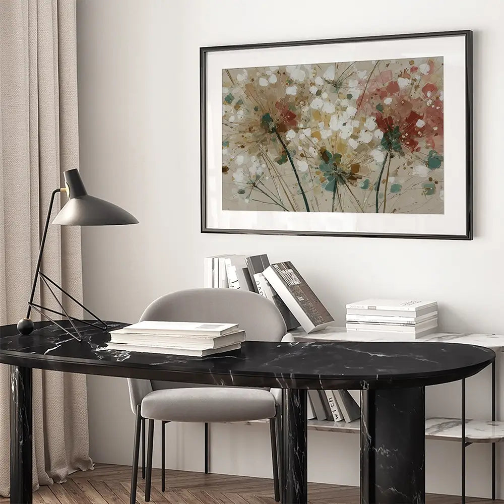 Stems And Seeds Framed Art Print Stems And Seeds Framed Art Print wall art product Chromatic Storm Studio