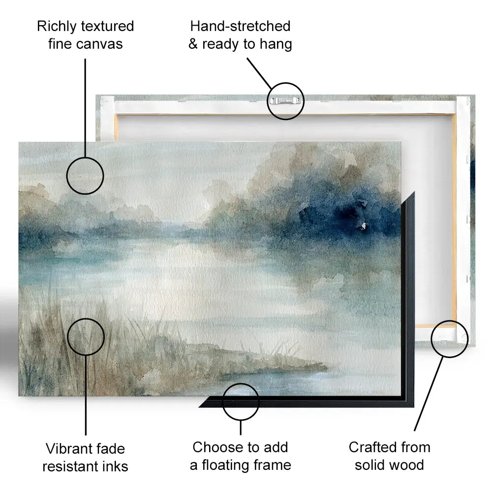Still Evening Waters 2 Canvas Print Still Evening Waters 2 Canvas Print wall art product Carol Robinson