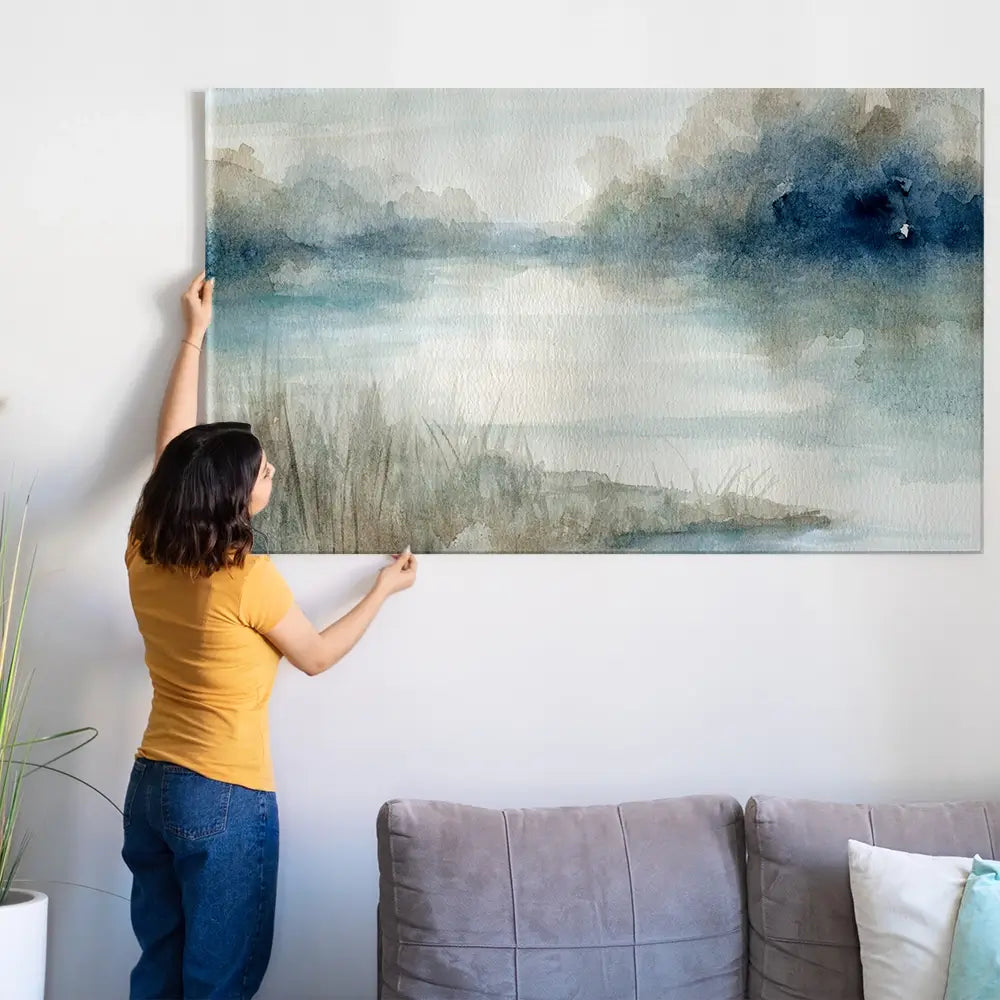 Still Evening Waters 2 Oversized Canvas Print Still Evening Waters 2 Oversized Canvas Print wall art product Carol Robinson