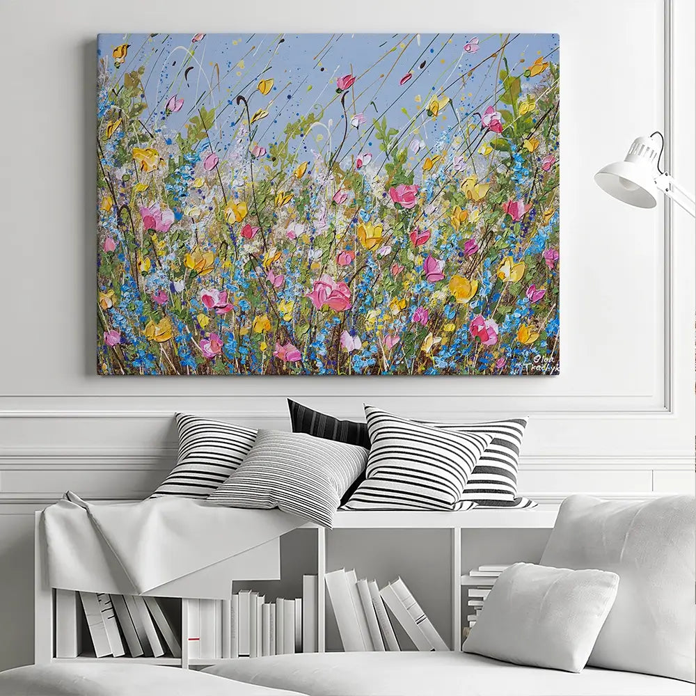 Stillness In Bloom Canvas Print Stillness In Bloom Canvas Print wall art product Olga Tkachyk