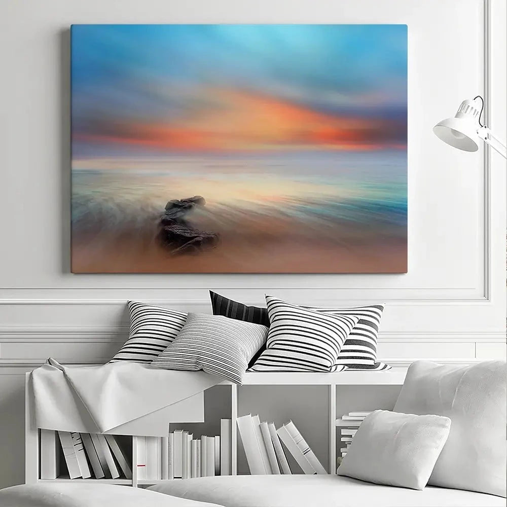 Stone And Sea Canvas Print Stone And Sea Canvas Print wall art product Amir Bajric / Shutterstock