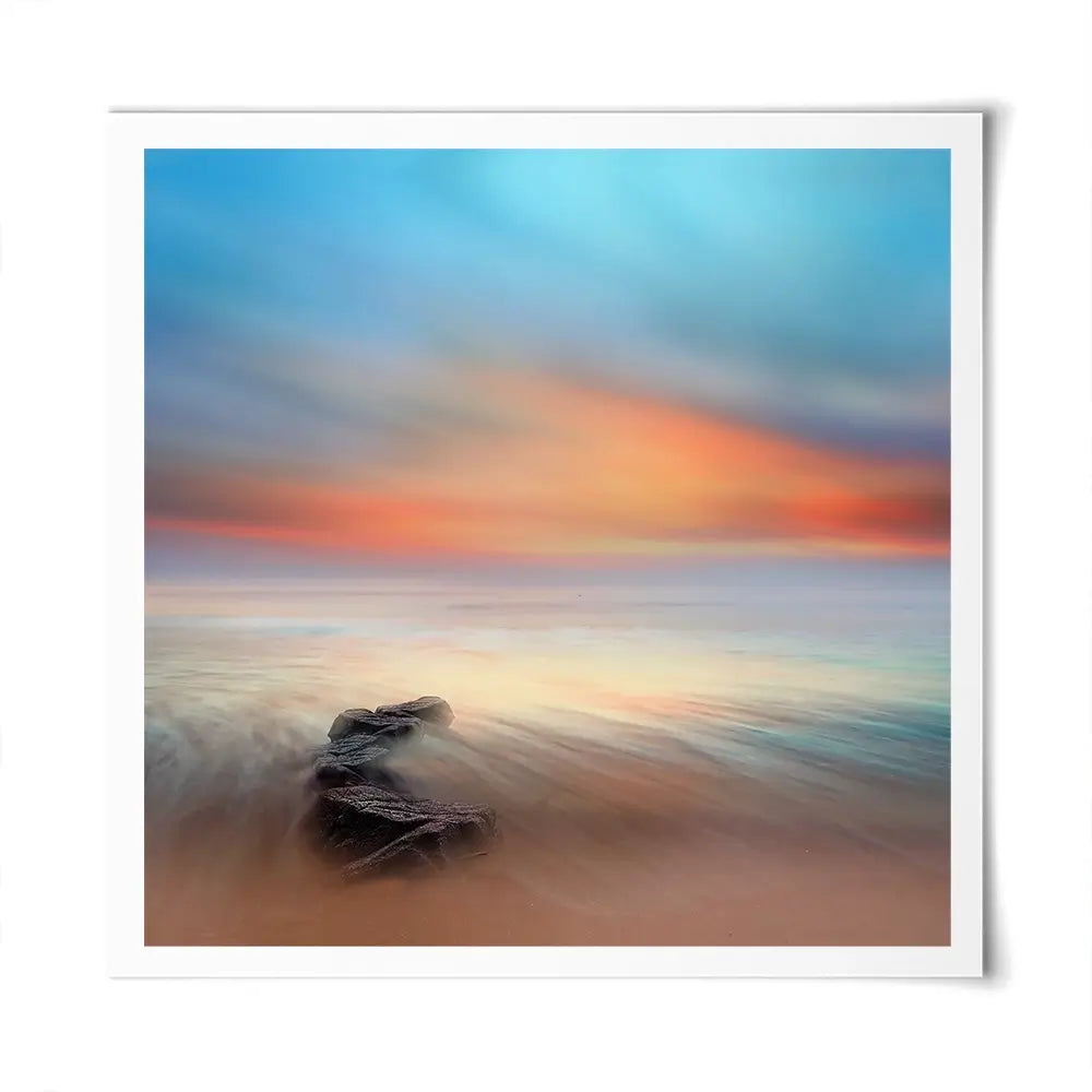 Stone And Sea Square Art Print Stone And Sea Square Art Print wall art product Amir Bajric / Shutterstock
