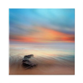 Stone And Sea Square Canvas Print Stone And Sea Square Canvas Print wall art product Amir Bajric / Shutterstock
