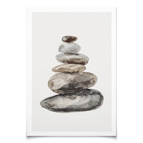 Stone Balance Art Print Stone Balance Art Print wall art product Treechild