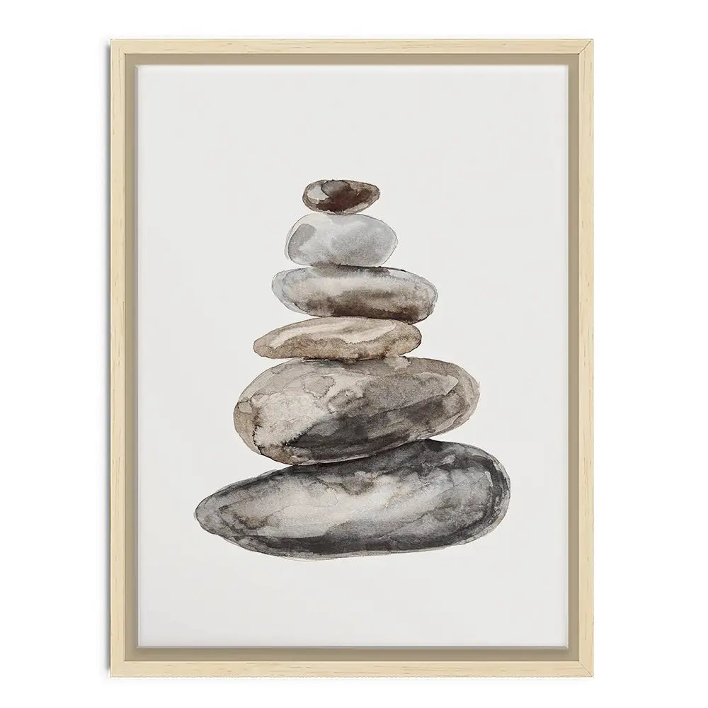 Stone Balance Canvas Print Stone Balance Canvas Print wall art product Treechild