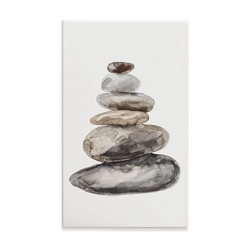 Stone Balance Canvas Print Stone Balance Canvas Print wall art product Treechild