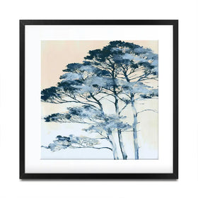 Stone Pines Modern Minimal Square Framed Art Print Stone Pines Modern Minimal Square Framed Art Print wall art product Chromatic Storm Studio