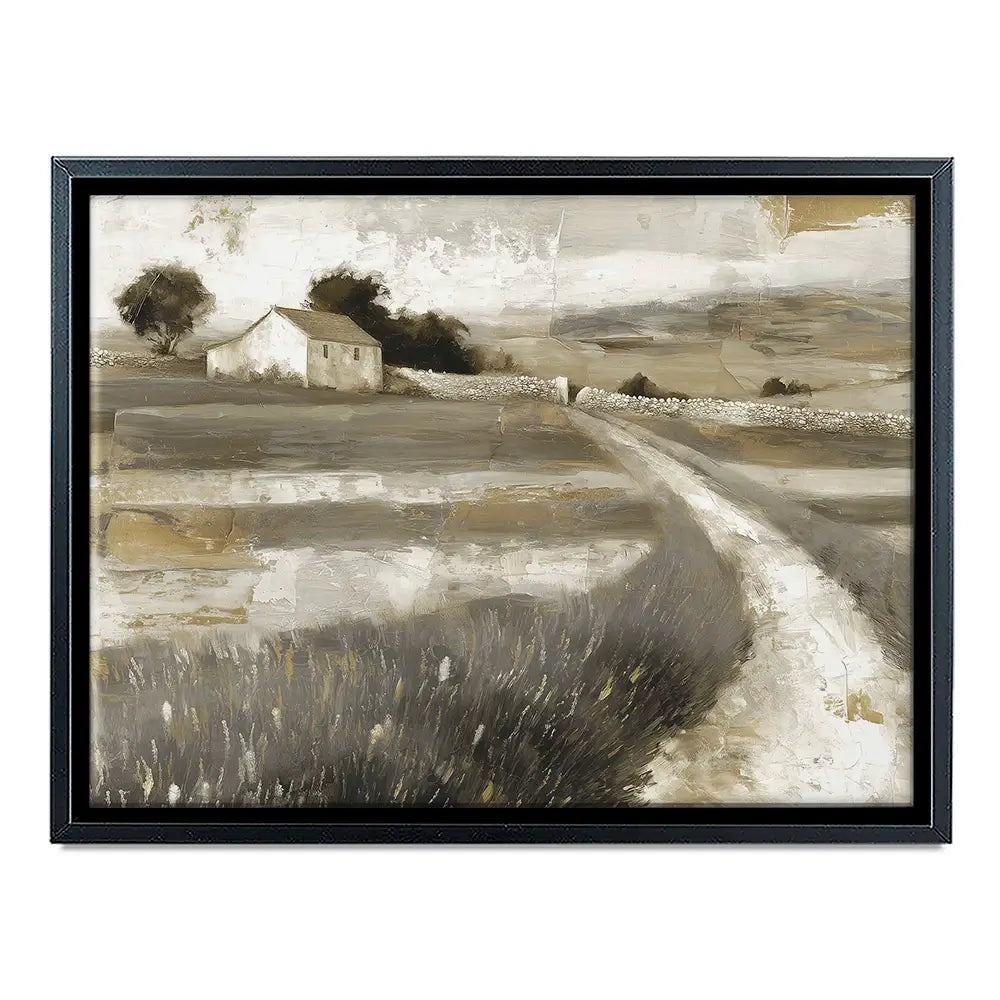 Stone Wall Cottage Canvas Print Stone Wall Cottage Canvas Print wall art product Chromatic Storm Studio
