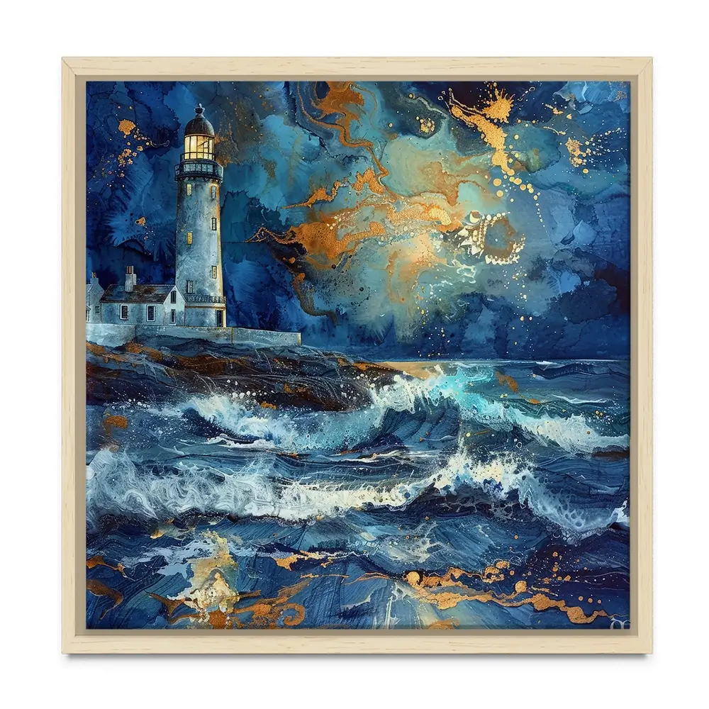 Stormy Lighthouse Canvas Print Stormy Lighthouse Canvas Print wall art product David Alexander Elder