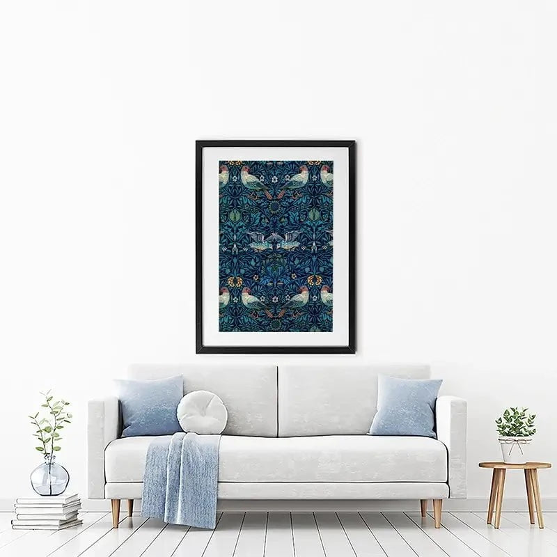 Strawberry Thief Framed Art Print Strawberry Thief Framed Art Print wall art product Sadaf W / Shutterstock