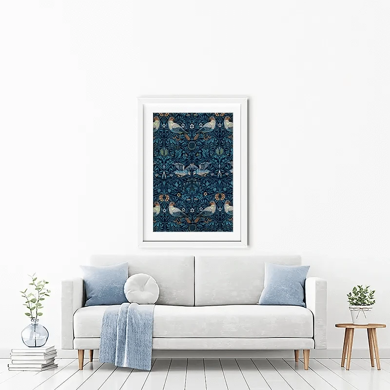 Strawberry Thief Framed Art Print Strawberry Thief Framed Art Print wall art product Sadaf W / Shutterstock