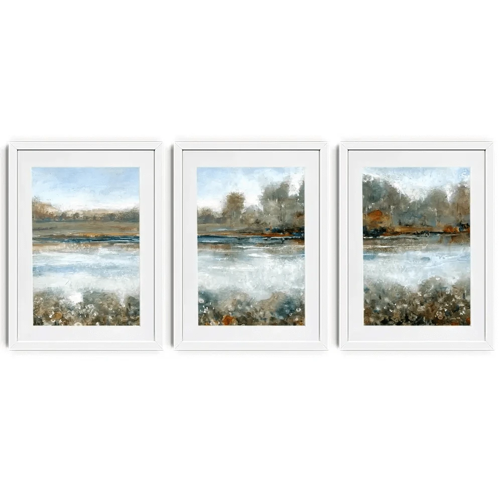Stream Side Framed Art Print Trio Stream Side Framed Art Print Trio wall art product Tim O'Toole
