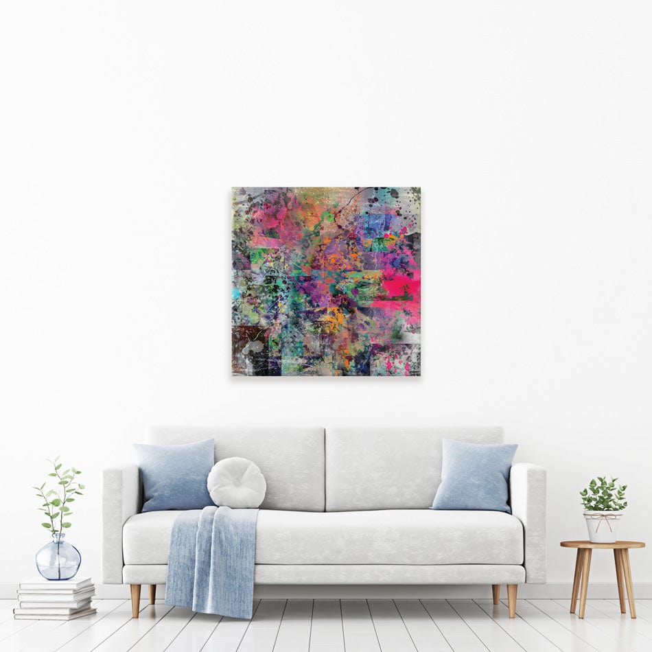 Street Art Square Canvas Print wall art product ARTEMENKO VALENTYN / Shutterstock
