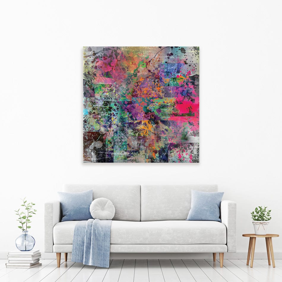 Street Art Square Canvas Print wall art product ARTEMENKO VALENTYN / Shutterstock