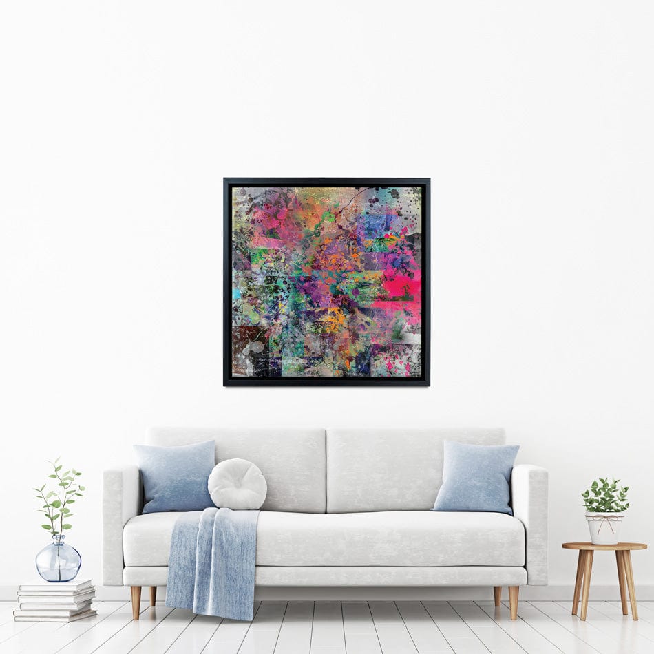 Street Art Square Canvas Print wall art product ARTEMENKO VALENTYN / Shutterstock