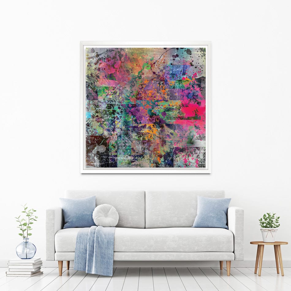 Street Art Square Canvas Print wall art product ARTEMENKO VALENTYN / Shutterstock