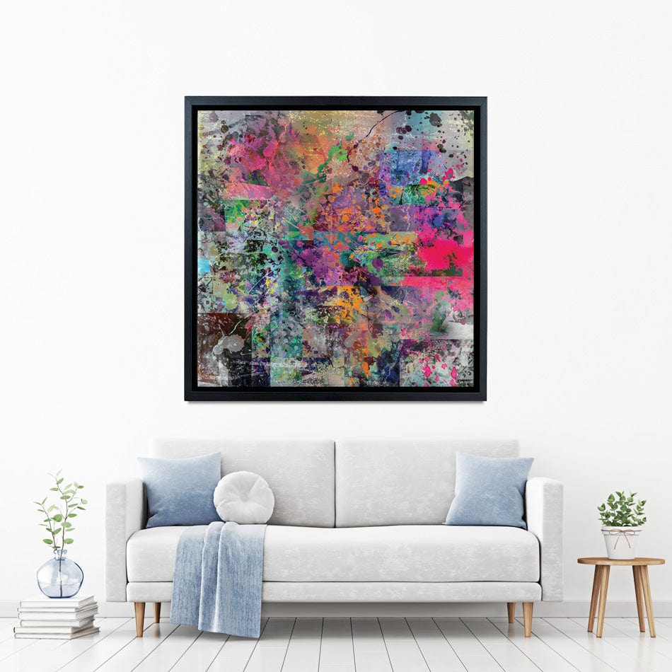 Street Art Square Canvas Print wall art product ARTEMENKO VALENTYN / Shutterstock