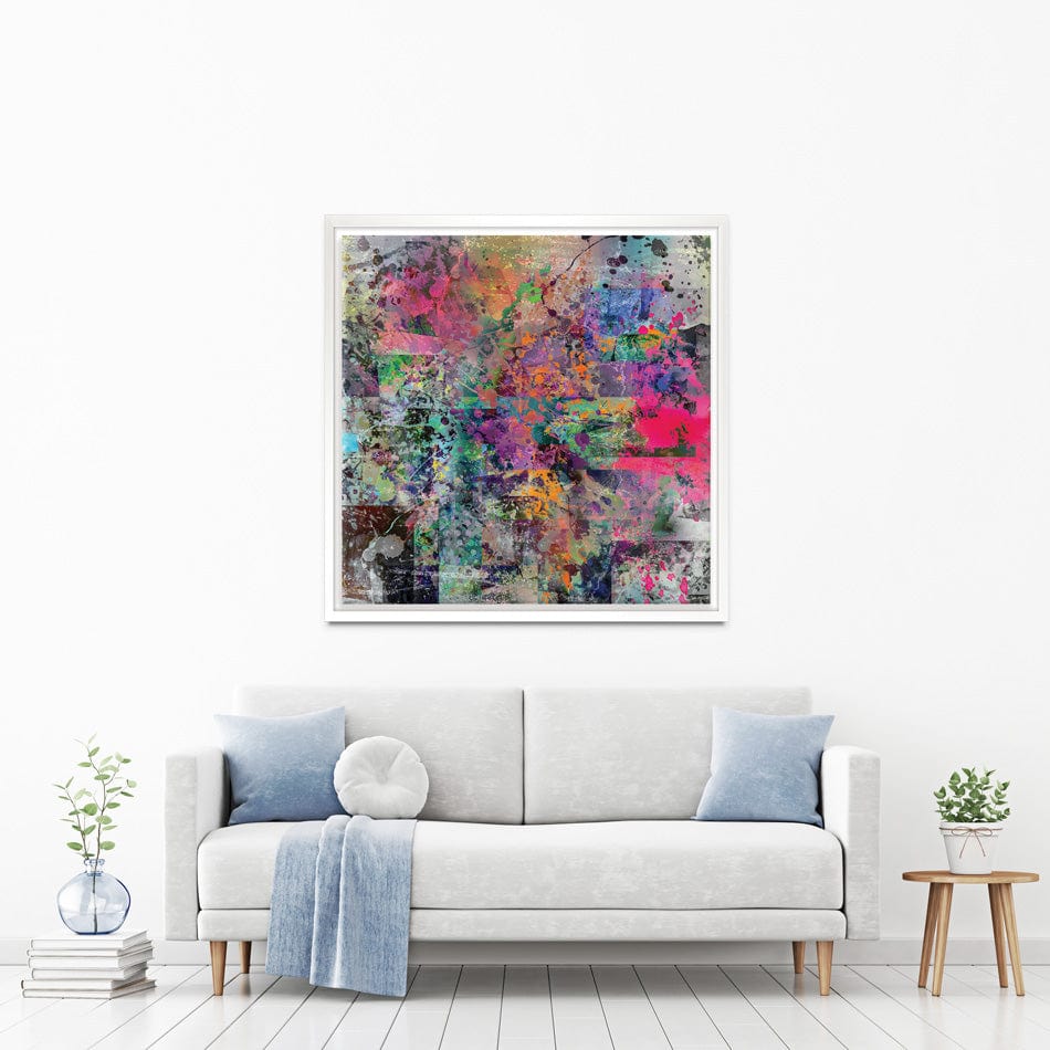 Street Art Square Canvas Print wall art product ARTEMENKO VALENTYN / Shutterstock