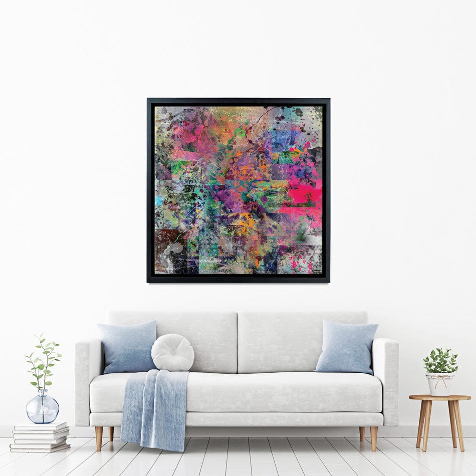 Street Art Square Canvas Print wall art product ARTEMENKO VALENTYN / Shutterstock