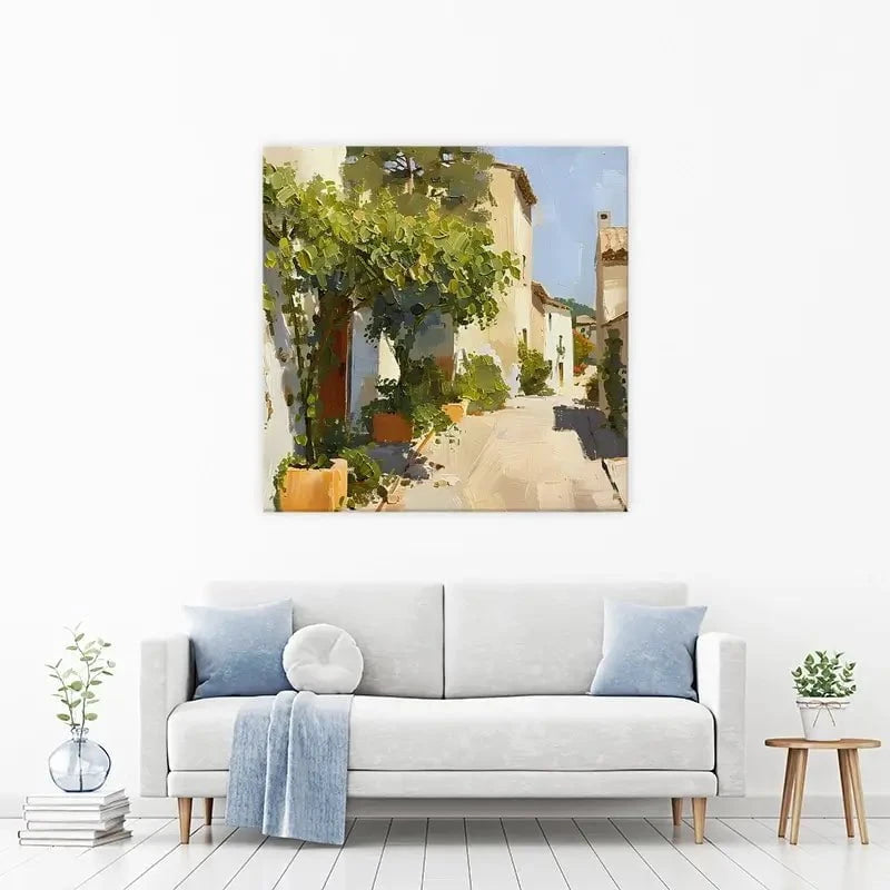 Street In Mallorca Canvas Print Street In Mallorca Canvas Print wall art product Elena Avanesova