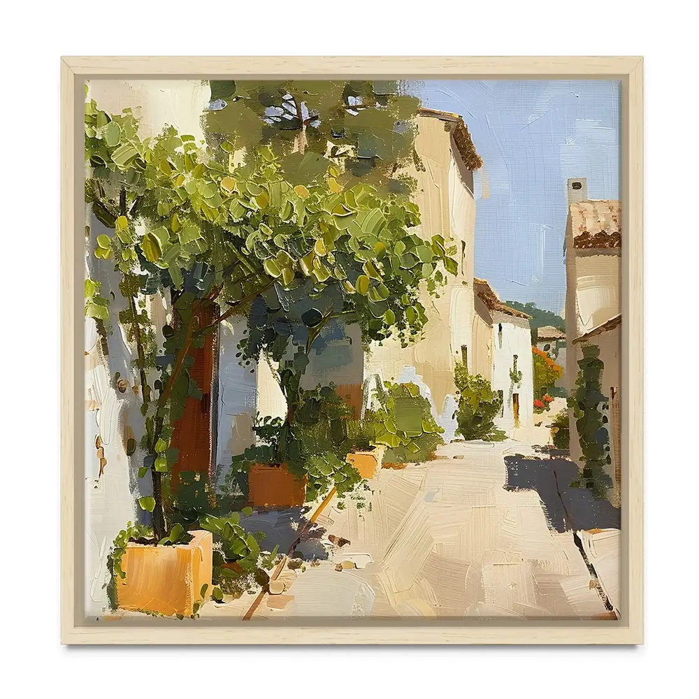 Street In Mallorca Canvas Print Street In Mallorca Canvas Print wall art product Elena Avanesova