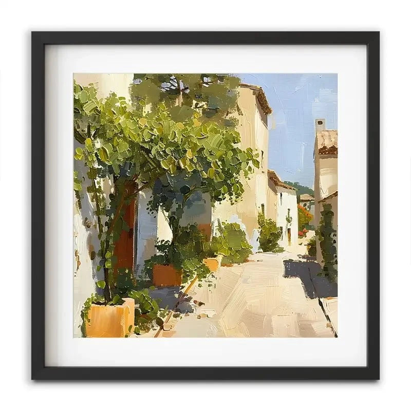 Street In Mallorca Framed Art Print Street In Mallorca Framed Art Print wall art product Elena Avanesova