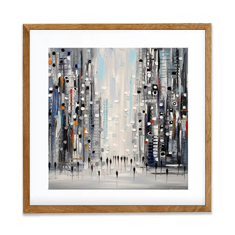 Street Life Framed Art Print Street Life Framed Art Print wall art product Ekaterina Ermilkina