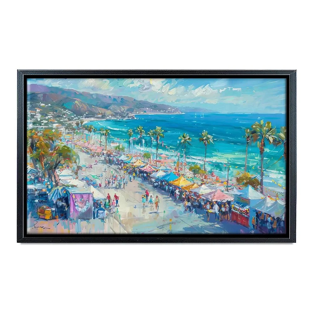 Street Market Canvas Print Street Market Canvas Print wall art product LSR Design Studio - Independent